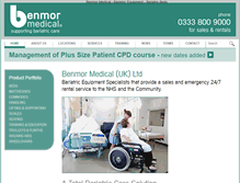 Tablet Screenshot of benmormedical.co.uk